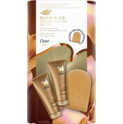 Dove Glow & Go Gradual Self-Tan Gift Set idealny zestaw do opalania