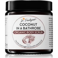 Dr. Feelgood Organic Coconut in a Bathrobe peeling cukrowy Z olejkiem kokosowym. 120 ml