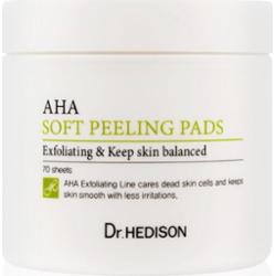 Dr. HEDISON AHA złuszczające płatki do twarzy 70 szt.