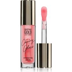 Dripping Gold Hydrating Cherry Gloss olejek do ust o działaniu nawilżającym odcień Cherry 3,8 ml