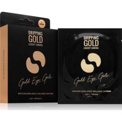 Dripping Gold Luxury Tanning Eye Gels płatki żelowe pod oczy ujędrniające o działaniu nawilżającym 5 szt.