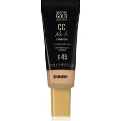 Dripping Gold CC Me In Mini Trial lekki podkład SPF 45 odcień Golden 05 5 ml