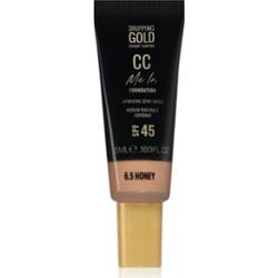 Dripping Gold CC Me In Mini Trial lekki podkład SPF 45 odcień Honey 6.5 5 ml