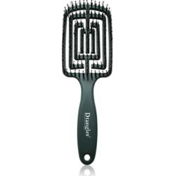 Dtangler Dry Blow, Glow And Go prostokątna szczotka do suszenia włosów kolor Emerald Green 1 szt.