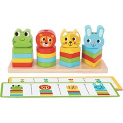 2Kids Toys Wooden Activity Toy Friends zabawka edukacyjna z drewna 18 m+ 27 szt.