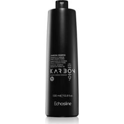 Echosline CHARCOAL Karbon 9 szampon z węglem aktywnym do włosów zniszczonych zabiegami chemicznymi 1000 ml