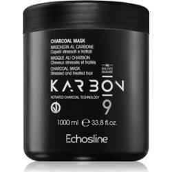 Echosline CHARCOAL Mask maska do włosów z aktywnym węglem 1000 ml