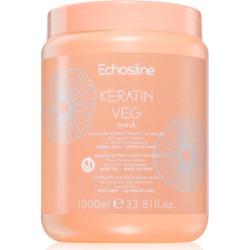 Echosline Keratin veg Mask maska intensywnie odżywiająca do włosów suchych i porowatych z aminokwasami 1000 ml