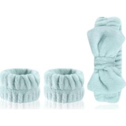 EcoTools Cleansing Headband & Wristband Set zestaw do demakijażu z opaską kosmetyczną