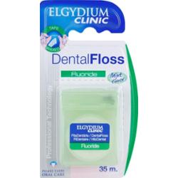 Elgydium Clinic Fluoride nić dentystyczna smak Mint Flavor 35 m
