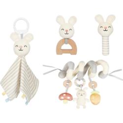 eliNeli Gift Set 4 in 1 zestaw upominkowy dla niemowląt Bunny 1 szt.