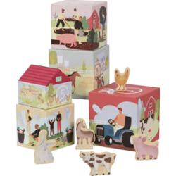 eliNeli Stacking Tower Farm kości dla dzieci 12m+ 1 szt.