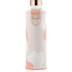 Equa Mismatch szklana butelka na wodę + osłona ze sztucznej skóry kolor Heavens 550 ml