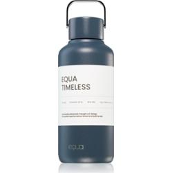 Equa Timeless butelka na wodę ze stali nierdzewnej mała kolor Navy 600 ml