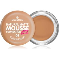 essence NATURAL MATTE MOUSSE podkład w piance odcień 02 16 g