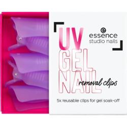 essence studio nails UV GEL NAIL klipsy do usuwania lakieru hybrydowego 5 szt.