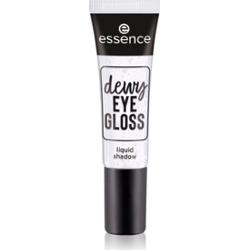 essence dewy EYE GLOSS błyszczące cienie do powiek odcień 01 Crystal Clear 8 ml
