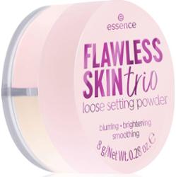 essence Flawless Skin Trio sypki puder utrwalający 8 g