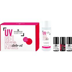 essence studio nails UV GEL NAIL zestaw lakierów do paznokci przy zastosowaniu lamp UV/LED 4 szt.