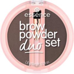 essence Brow Powder Duo zestaw do brwi odcień 03 Dark 1.8 g