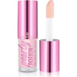 essence pearly POTION błyszczyk do ust z połyskiem odcień 01 Golden Peach 2.5 ml
