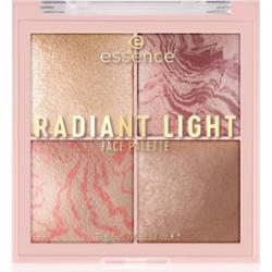 essence Radiant Light paleta rozświetlaczy i róży do policzków odcień Glow Icon 11 g
