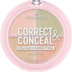 essence CORRECT & CONCEAL paleta korektorów do ujednolicenia kolorytu skóry 4.4 g
