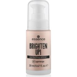 essence BRIGHTEN UP! Perfecting Primer baza pod makijaż w płynie pod podkład odcień 01 Light Beige 20 ml