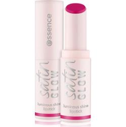 essence satin GLOW kremowa szminka o satynowym wykończeniu odcień 08 Fuchsionista 3.5 g