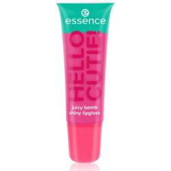 essence Say It With Juicy Hello Cutie! błyszczyk do ust z połyskiem odcień 02 Witty Watermelon 10 ml