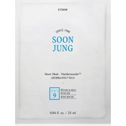 ETUDE SoonJung Panthensoside maseczka w płachcie o działaniu nawilżającym i łagodzącym 25 ml
