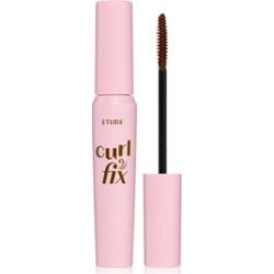 ETUDE Curl Fix Mascara wodoodporny tusz do rzęs nadający objętość i podkręcający rzęsy odcień 02 Brown 8 g