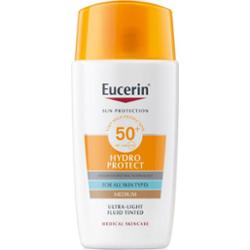 Eucerin Sun Hydro Protect fluid tonujący do opalania SPF 50+ odcień Medium 50 ml