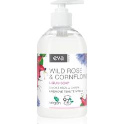 Eva Natura Wild rose & Cornflower kremowe mydło w płynie do rąk 500 ml