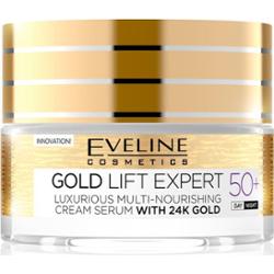 Eveline Cosmetics Gold Lift Expert krem przeciwzmarszczkowy na dzień i na noc 50+ 50 ml