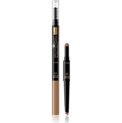 Eveline Brow Styler Multifunction 3in1 paleta do regulacji brwi 01 Medium Brown
