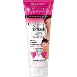 Eveline Cosmetics Slim Extreme 4D Scalpel mocno skoncentrowane serum na noc o działaniu rozgrzewającym 250 ml