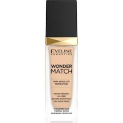 Eveline Cosmetics Wonder Match długotrwały podkład w płynie z kwasem hialuronowym odcień 11 Almond 30 ml