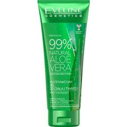 Eveline Cosmetics 99% Natural Aloe Vera żel nawilżający do twarzy i ciała 250 ml