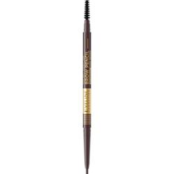 Eveline Cosmetics Micro Precise wodoodporna kredka do brwi ze szczoteczką 2 w 1 odcień 03 Dark Brown 4 g