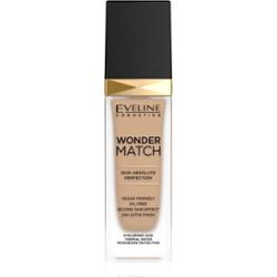 Eveline Cosmetics Wonder Match długotrwały podkład w płynie z kwasem hialuronowym odcień 30 Cool Beige 30 ml
