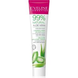Eveline Cosmetics 99% Natural Aloe Vera krem łagodzący do depilacji do pach i okolic bikini 125 ml