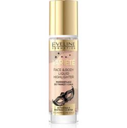 Eveline Cosmetics Variété płynny rozjaśniacz do twarzy i ciała odcień 01 Sparkling Wine Gold 30 ml