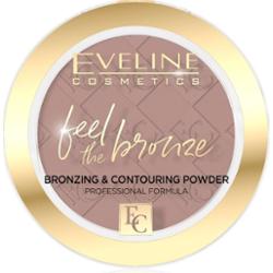 Eveline Cosmetics Feel The Bronze puder brązujący i konturujący odcień 01 Milky Way 4 g