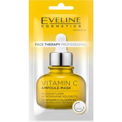 Eveline Cosmetics Face Therapy Vitamin C kremowa maseczka z efektem rozjaśniającym 8 ml