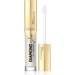 Eveline Cosmetics Diamond Glow błyszczyk do ust z połyskiem z kwasem hialuronowym odcień 07 Golden Dust 4.5 ml