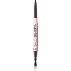 Eveline Cosmetics Brow & Go! wodoodporna kredka do brwi ze szczoteczką 2 w 1 odcień Dark Brown 4 g