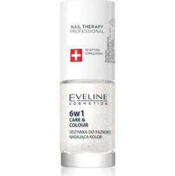 Eveline Cosmetics Nail Therapy Care & Colour odżywka do paznokci 6 in 1 odcień Golden Glow 5 ml