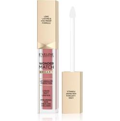 Eveline Cosmetics Wonder Match Długotrwała matowa szminka w płynie z kwasem hialuronowym w kolorze 05 Sweet Nude 6,8 ml