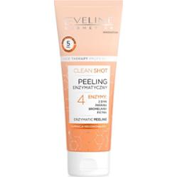 Eveline Cosmetics Clean Shot 4 Enzymes peeling enzymatyczny przeciw niedoskonałościom skóry 75 ml